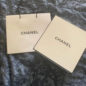 New Chanel Signature Square Gift Box and bag